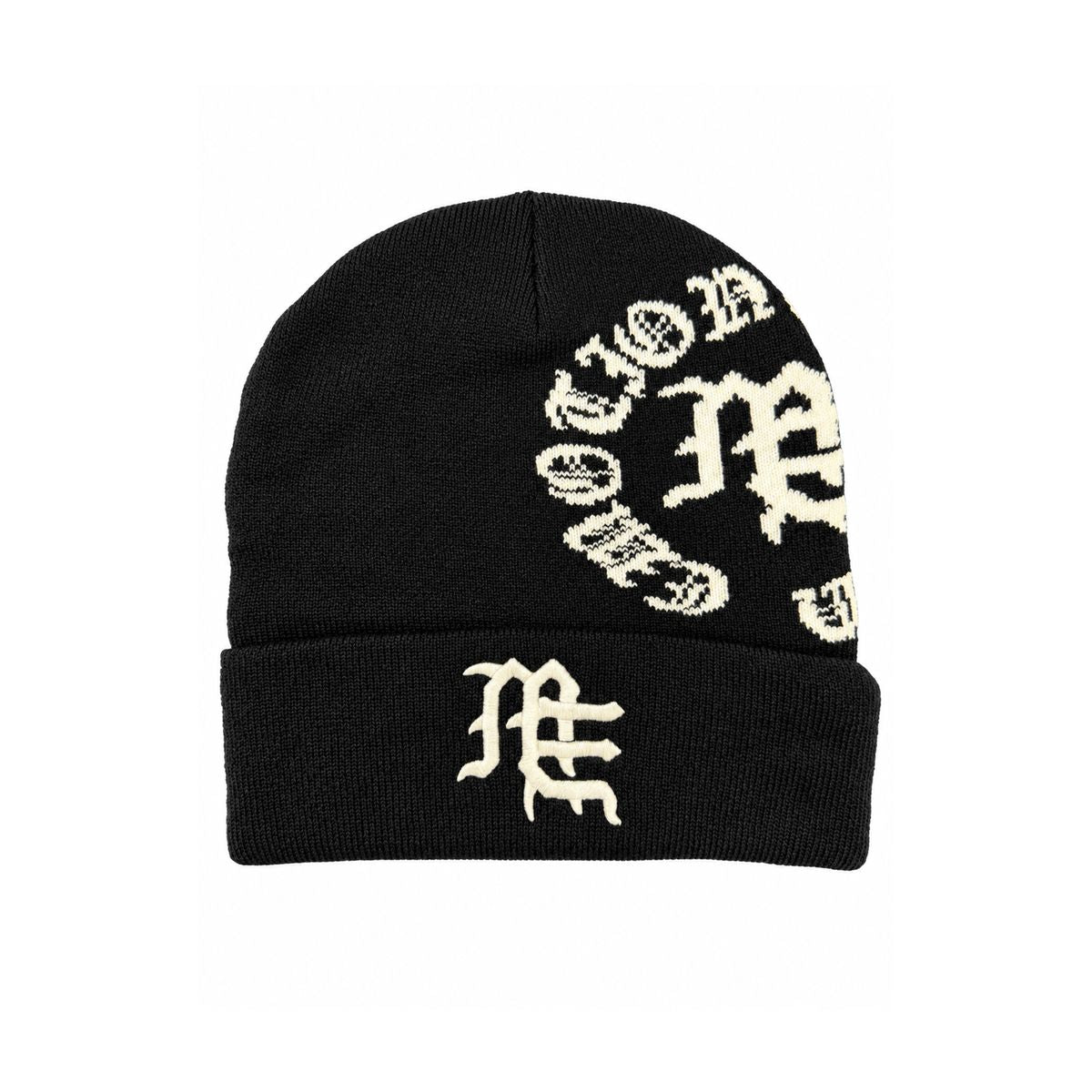 Mixed Emotions - Black Logo Beanie