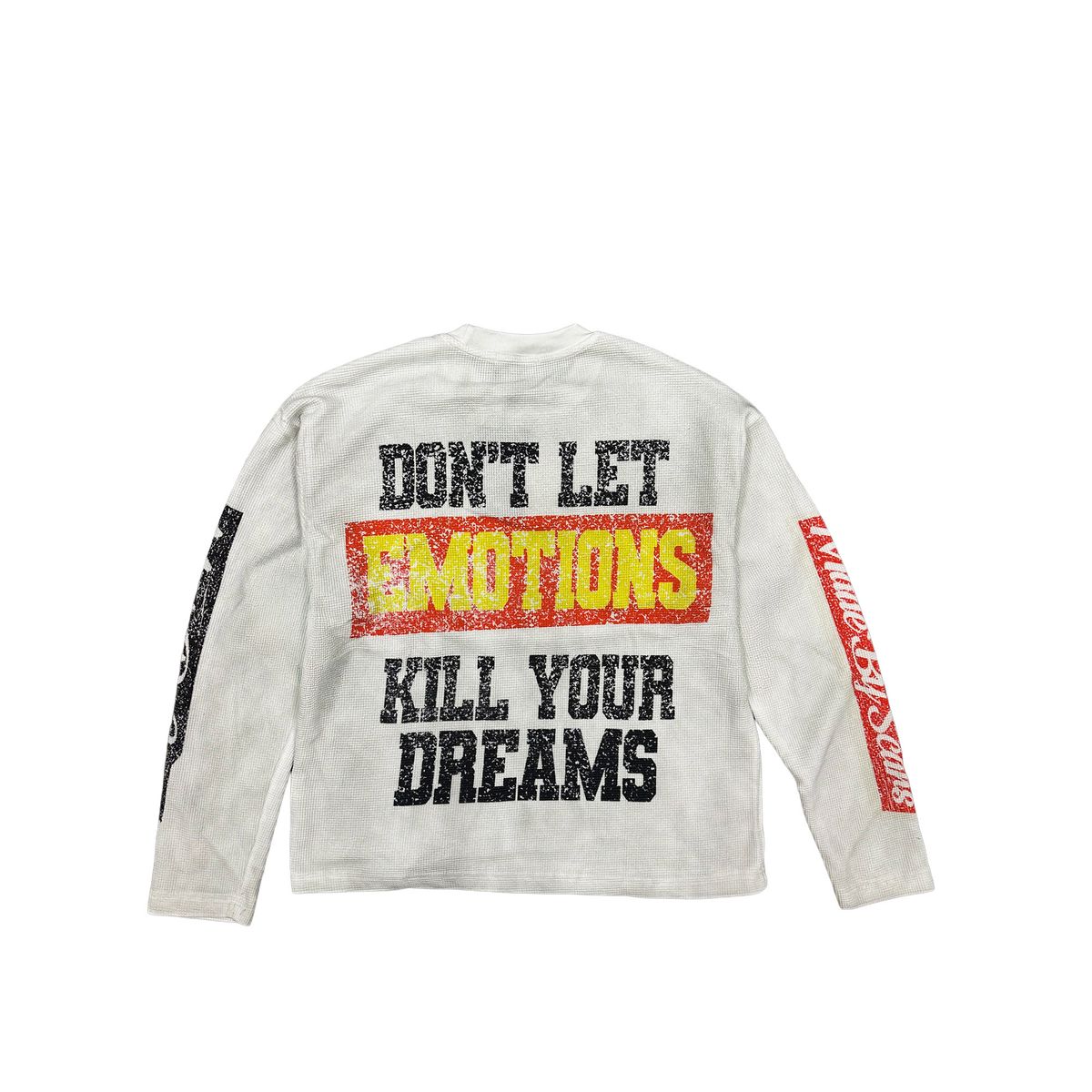 Mixed Emotions - Dreams Long Sleeve White Tee
