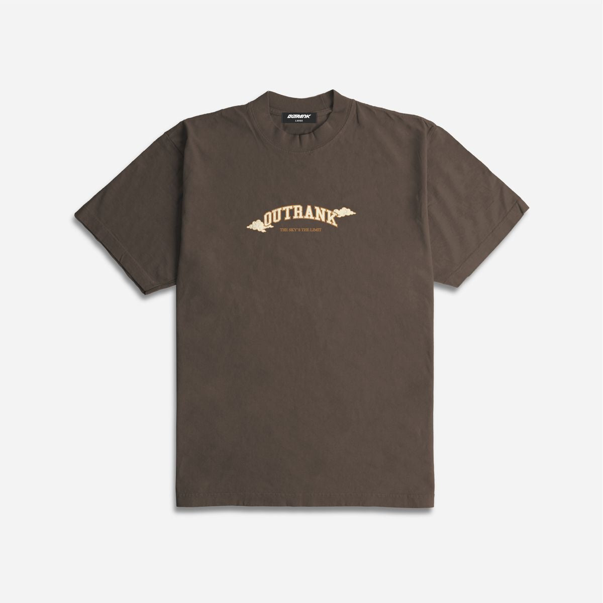 Outrank - Sky’s The Limit Mocha Brown Tee