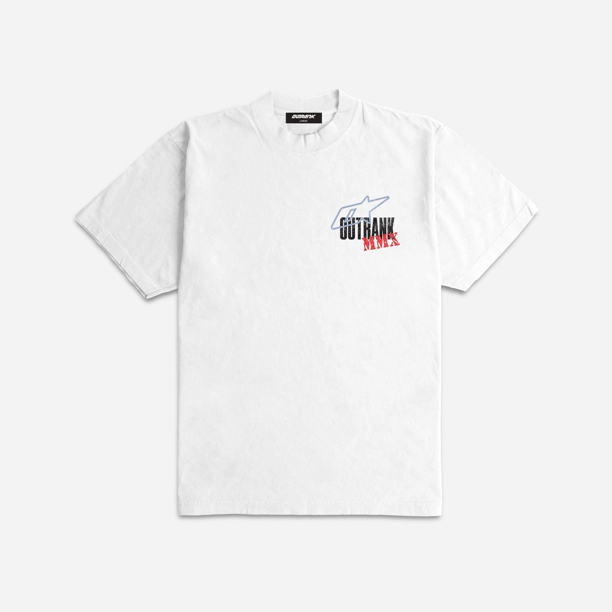Outrank - Dues Paid Daily White Tee