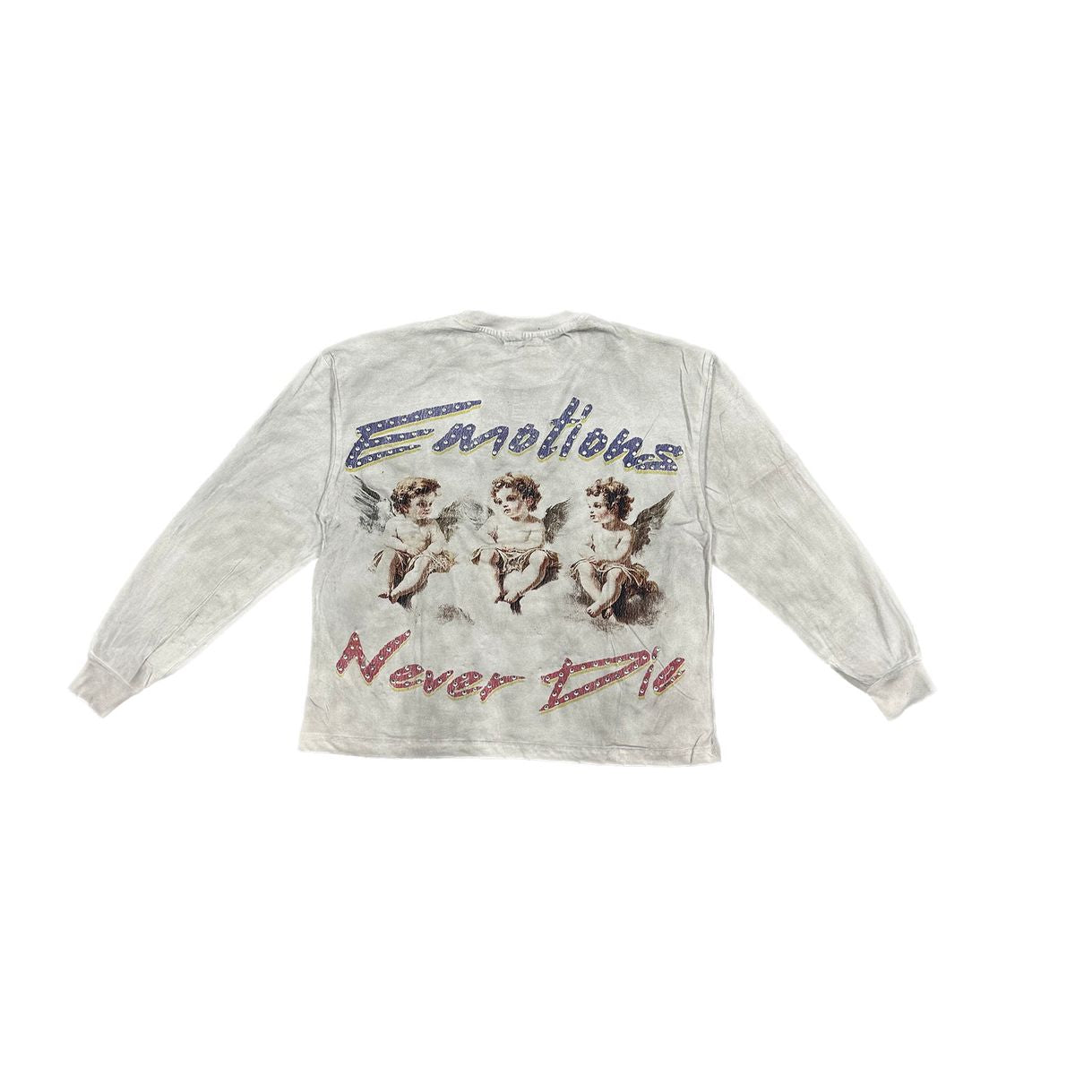 Mixed Emotions - Triplets White Long Sleeve Tee