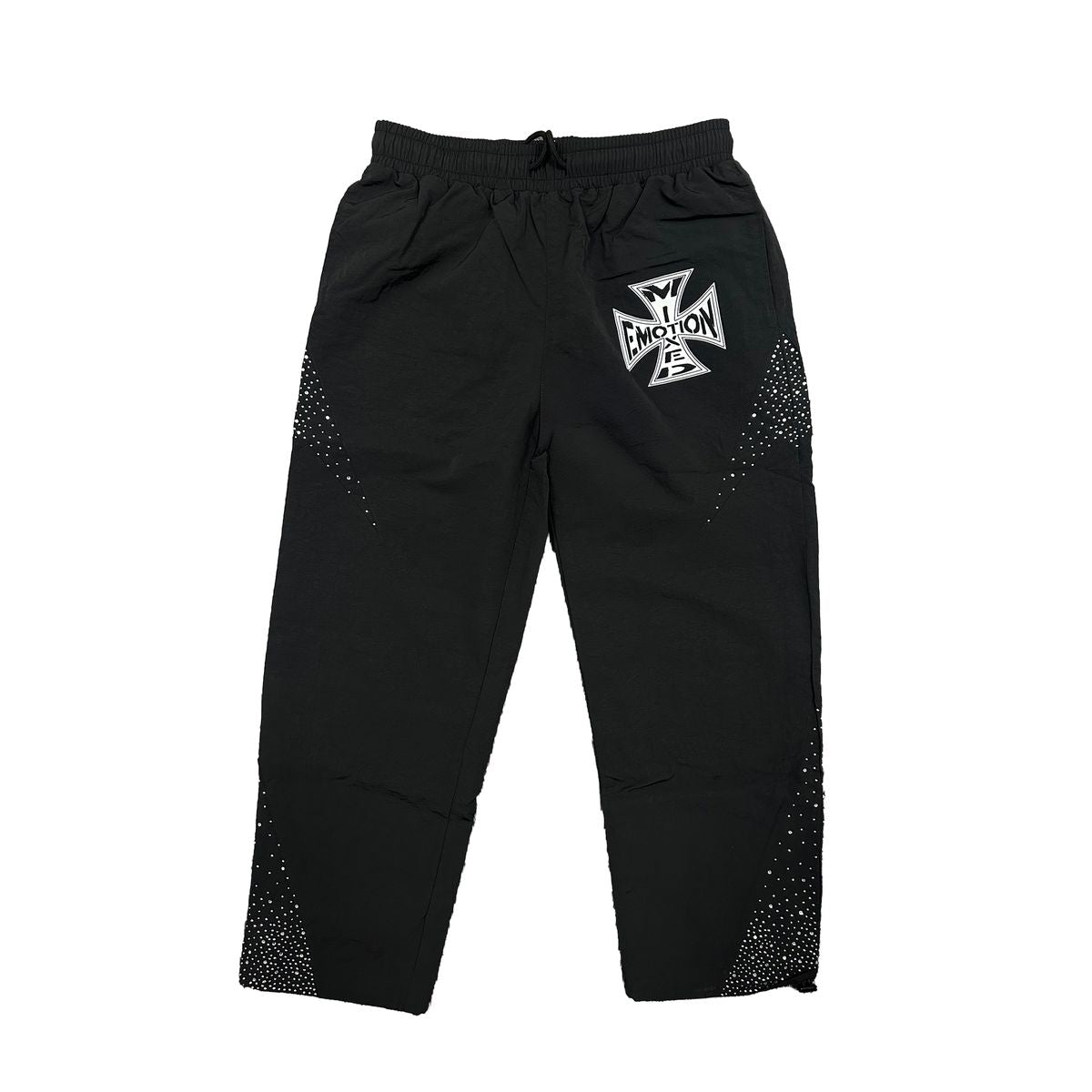 Mixed Emotions - West Coast Black Nylon Pants