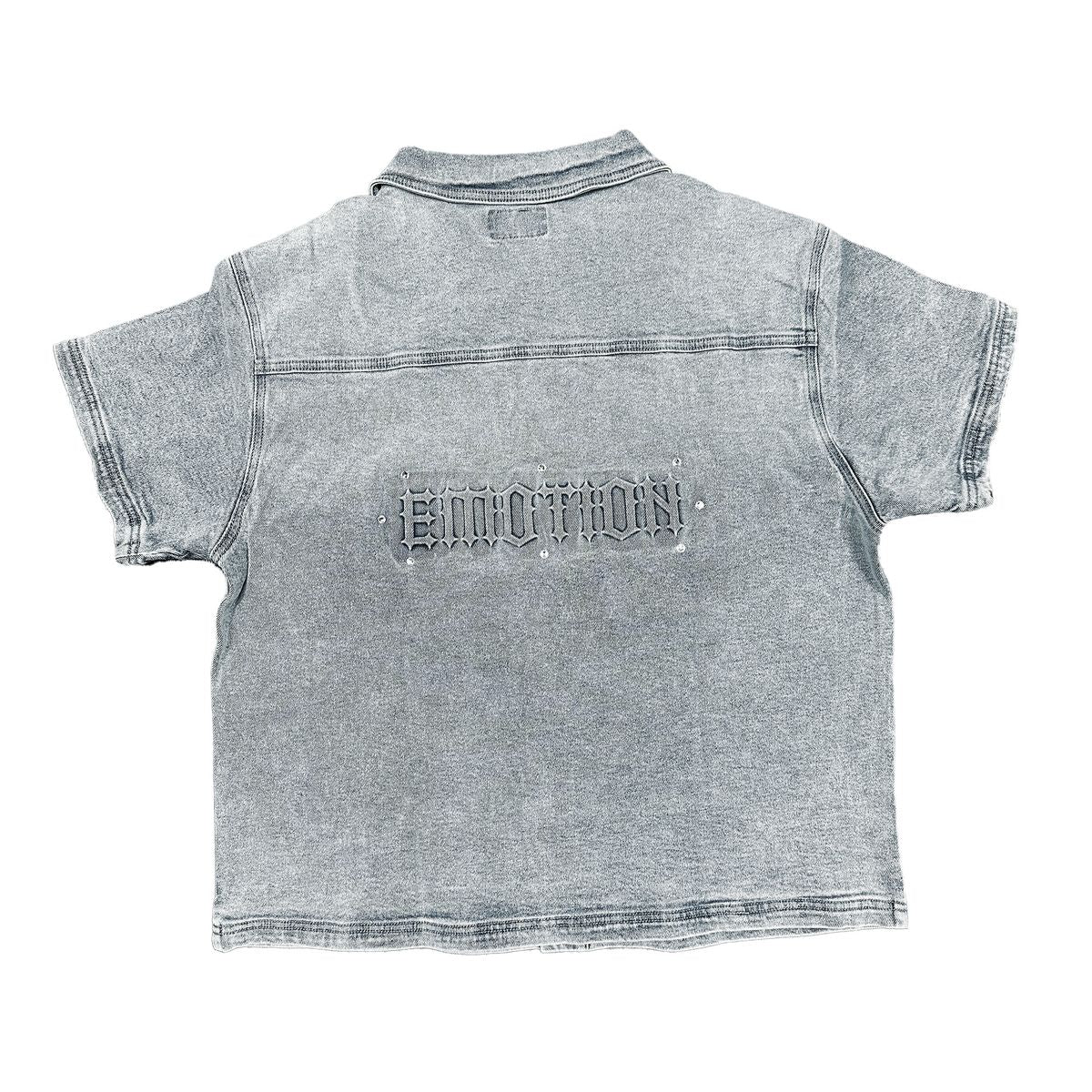 Mixed Emotions - Paisley Denim Blue Shirt