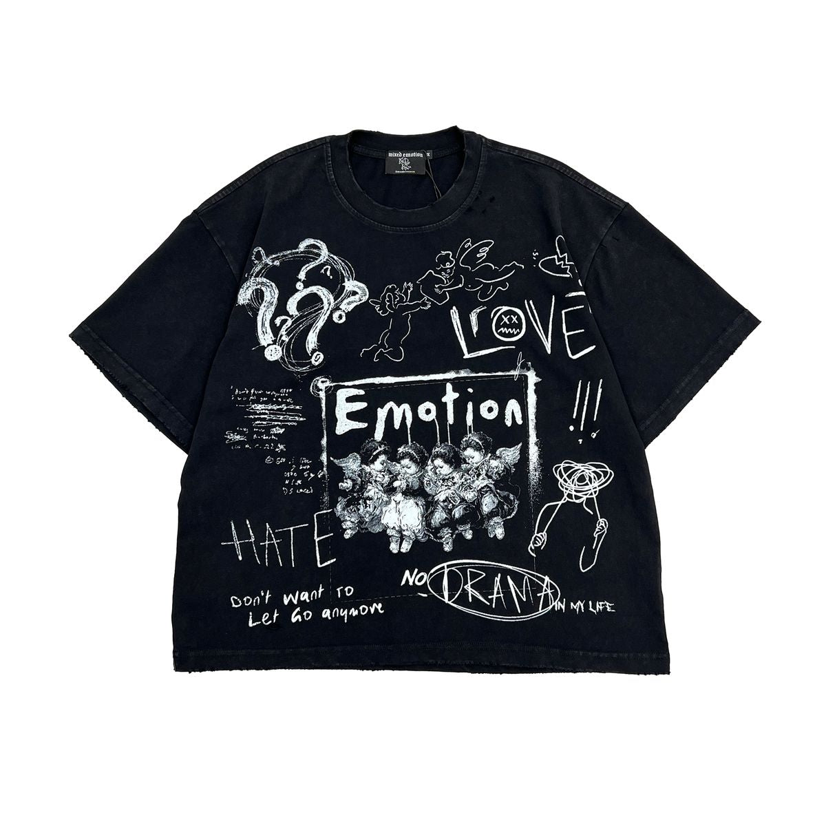 Mixed Emotions - Chaos Black Tee