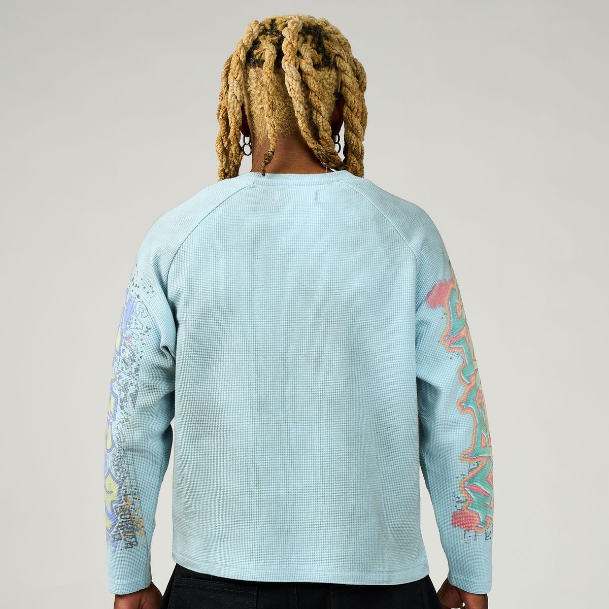 Duaa - Sky Blue Art Long Sleeve Tee