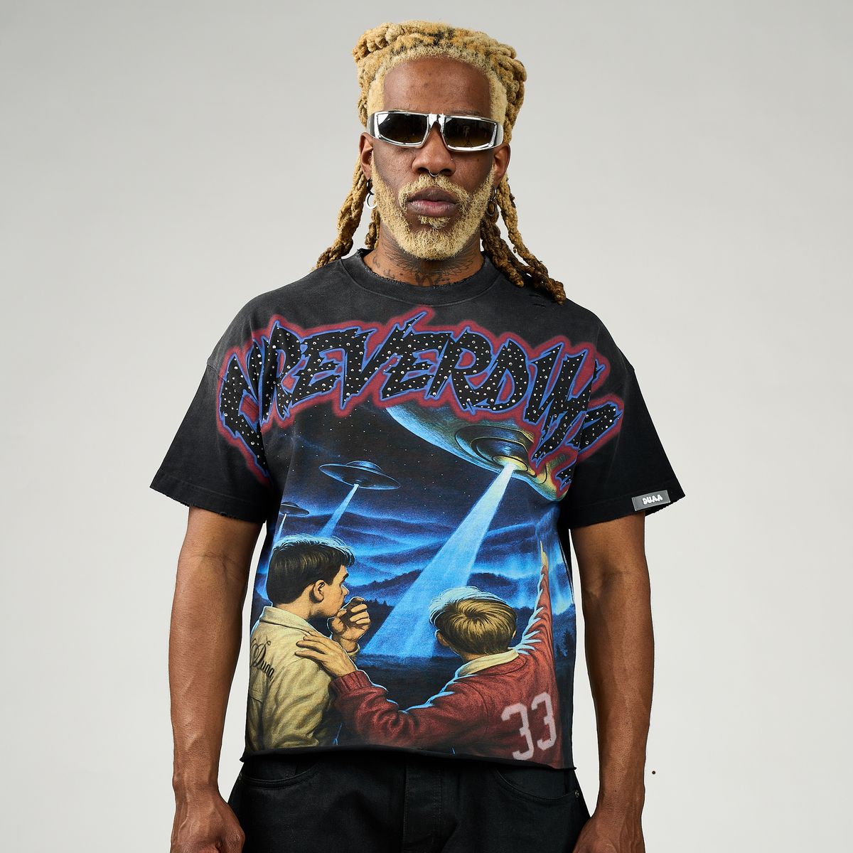 Duaa - Invasion 2 Black Tee