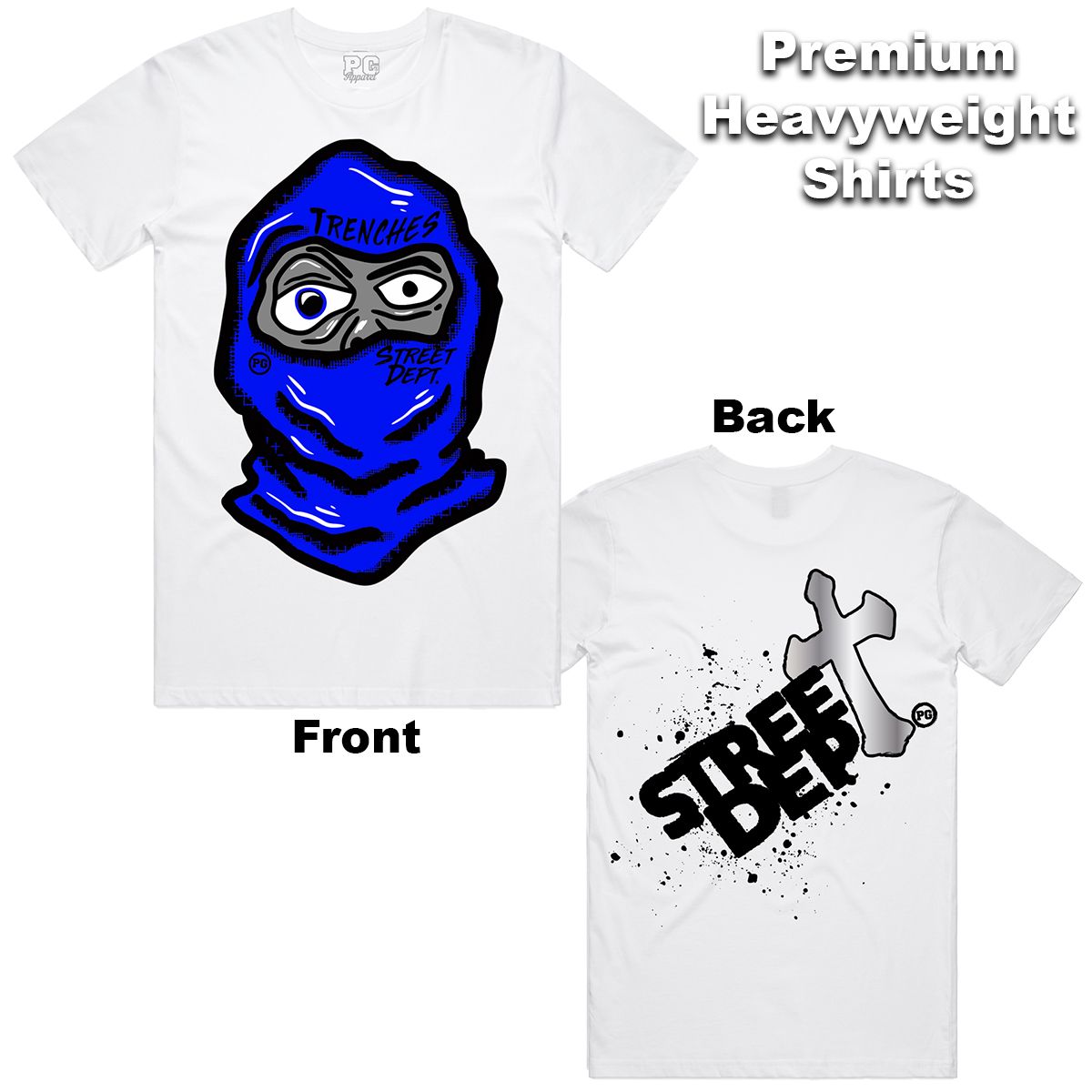 Street Dept - Shiesty White Royal Tee