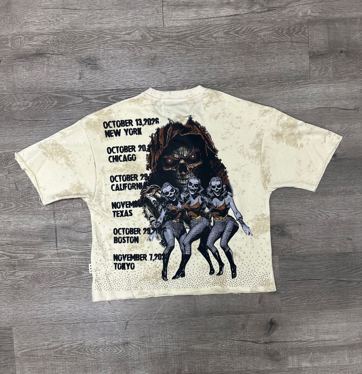 BKYS - HellFest Cream Khaki Crop Tee