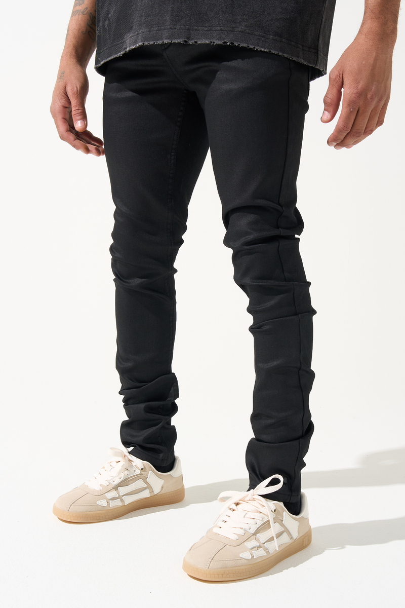 Serenede - Caviar 7 Black Wax Jean