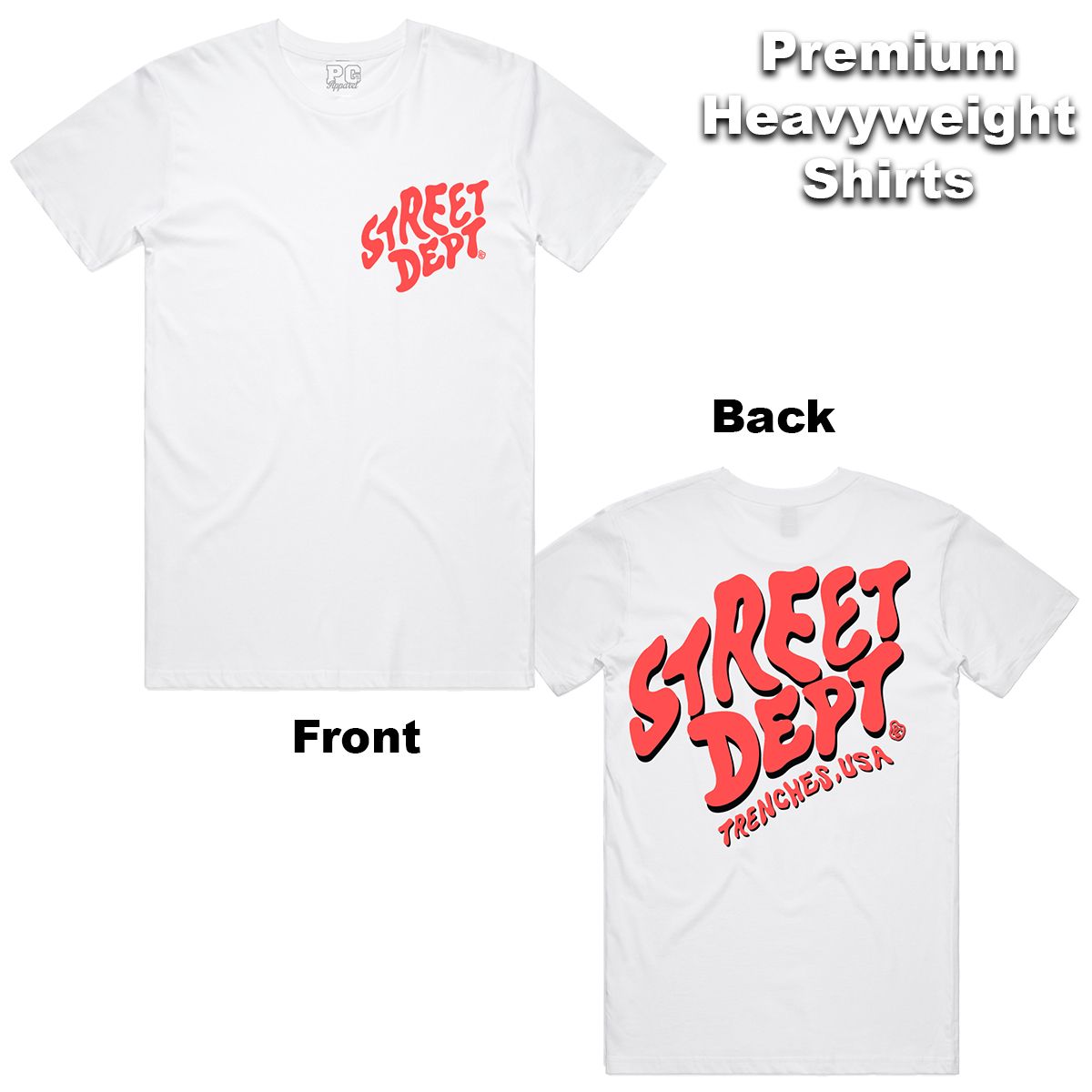 Street Dept - Crazy White Infrared Tee