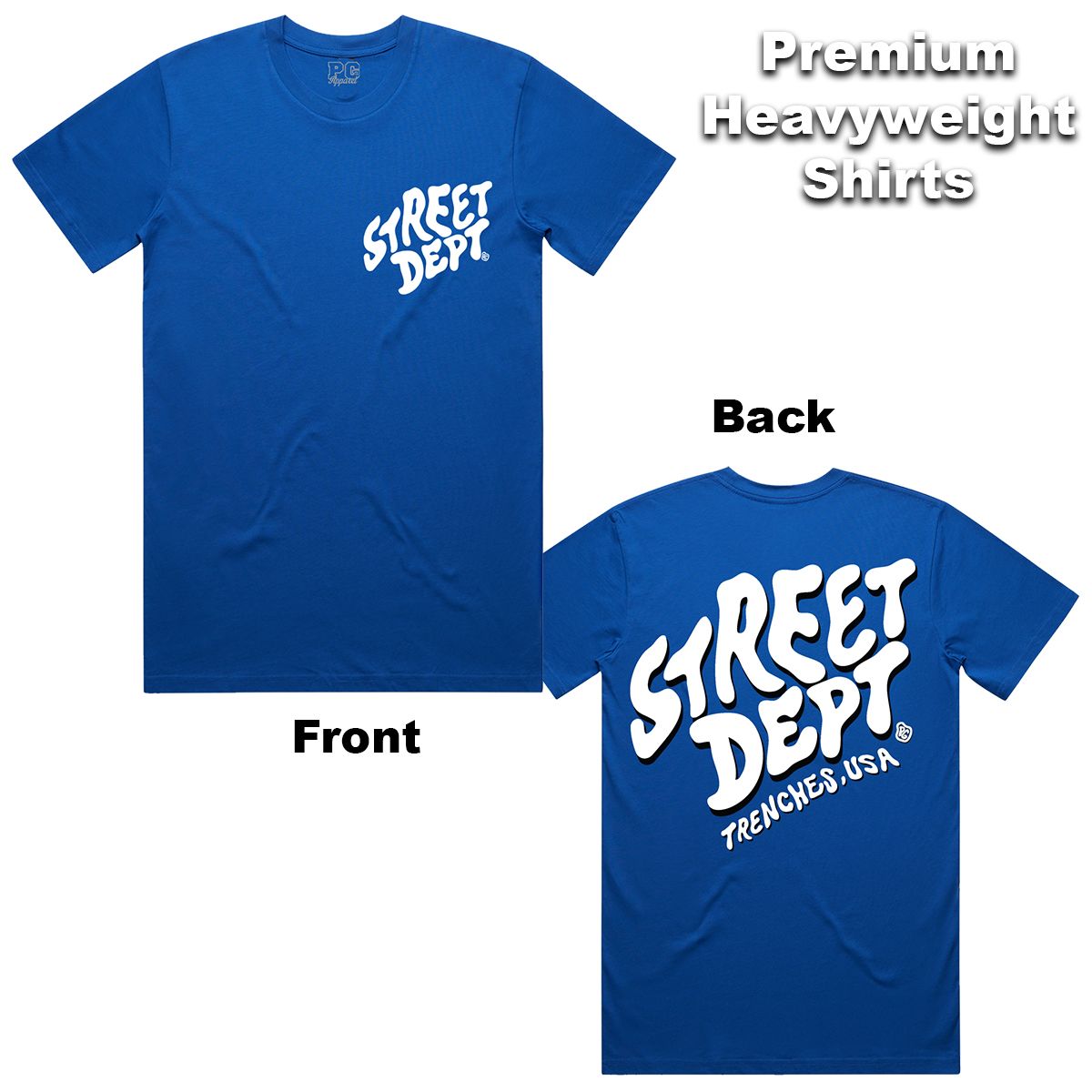 Street Dept - Crazy Royal Blue Tee