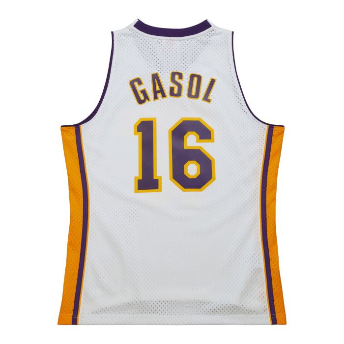 Mitchell & Ness - Gasol White Laker Jersey