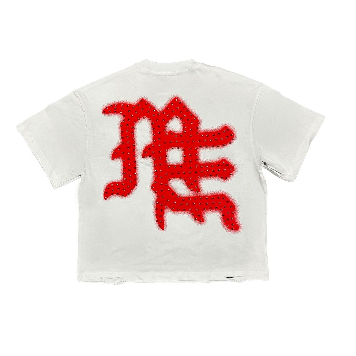 Mixed Emotions - Emotions Never Die White Red Tee