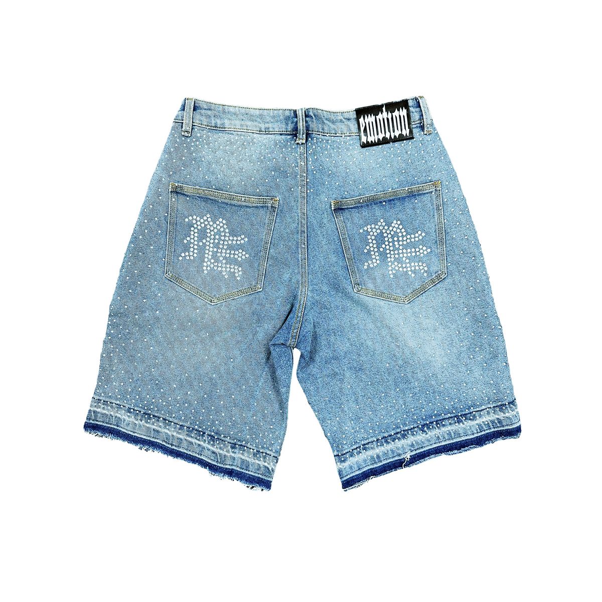 Mixed Emotions - Me Rhinestone Shorts