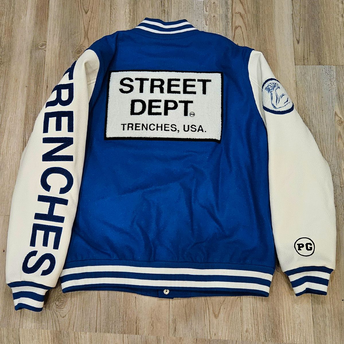 Street Dept - Royal Blue Varsity Jacket