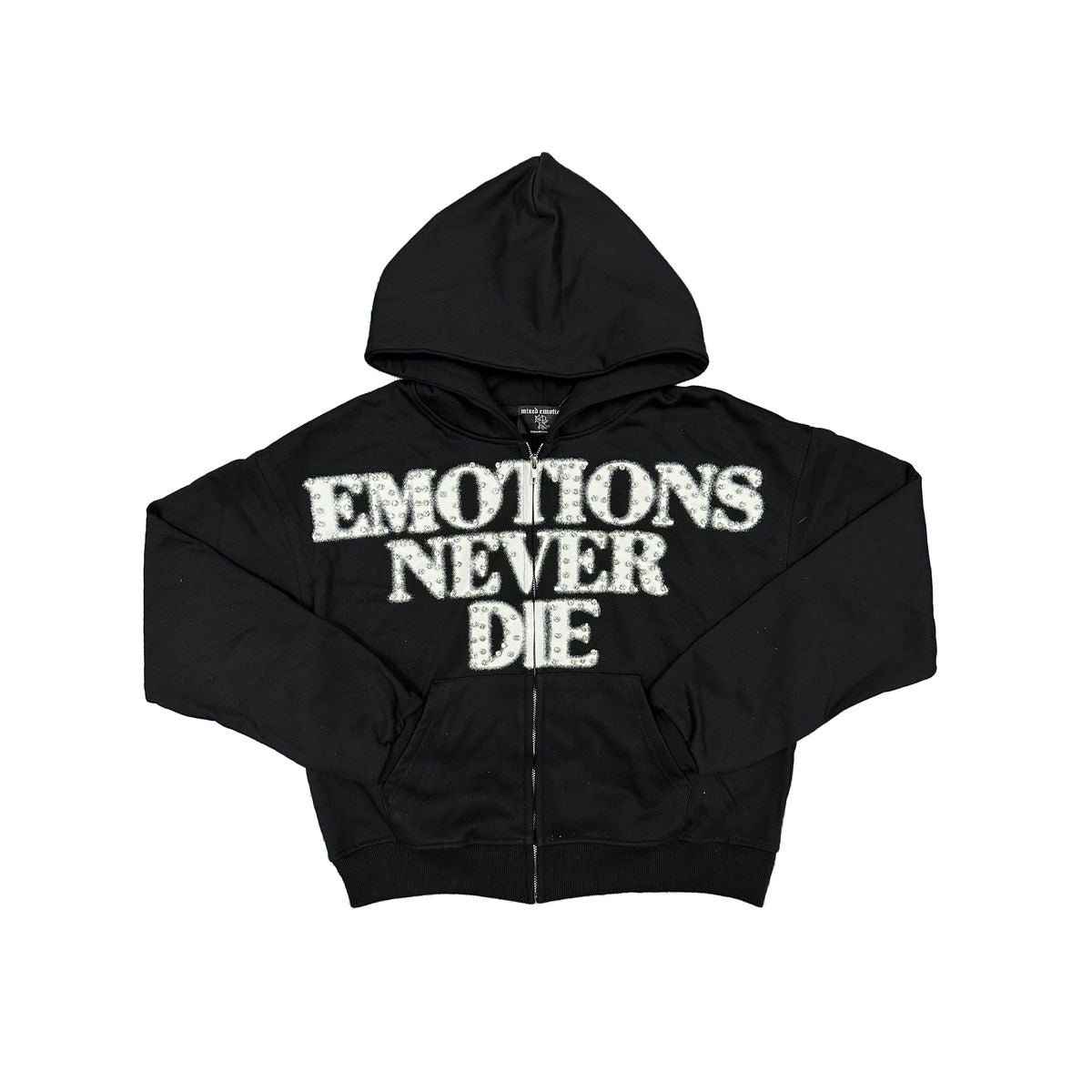 mixed emotion EMOTIONS NEVER DIE パーカー S Mixed Emotions - Emotions Never Die Black Hoodie