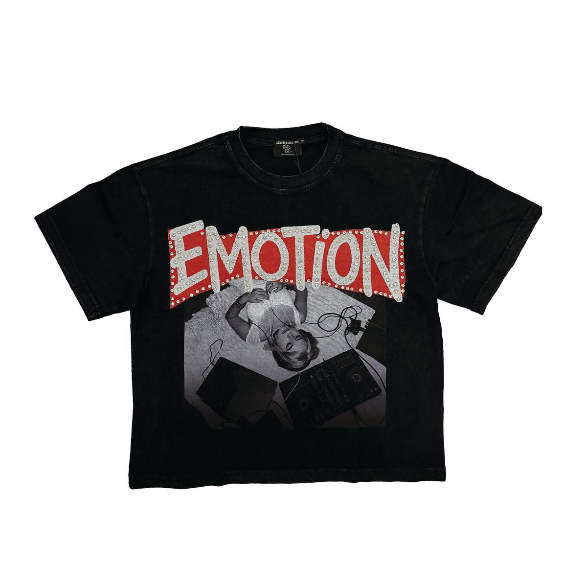 Mixed Emotions - Tunes Black Tee