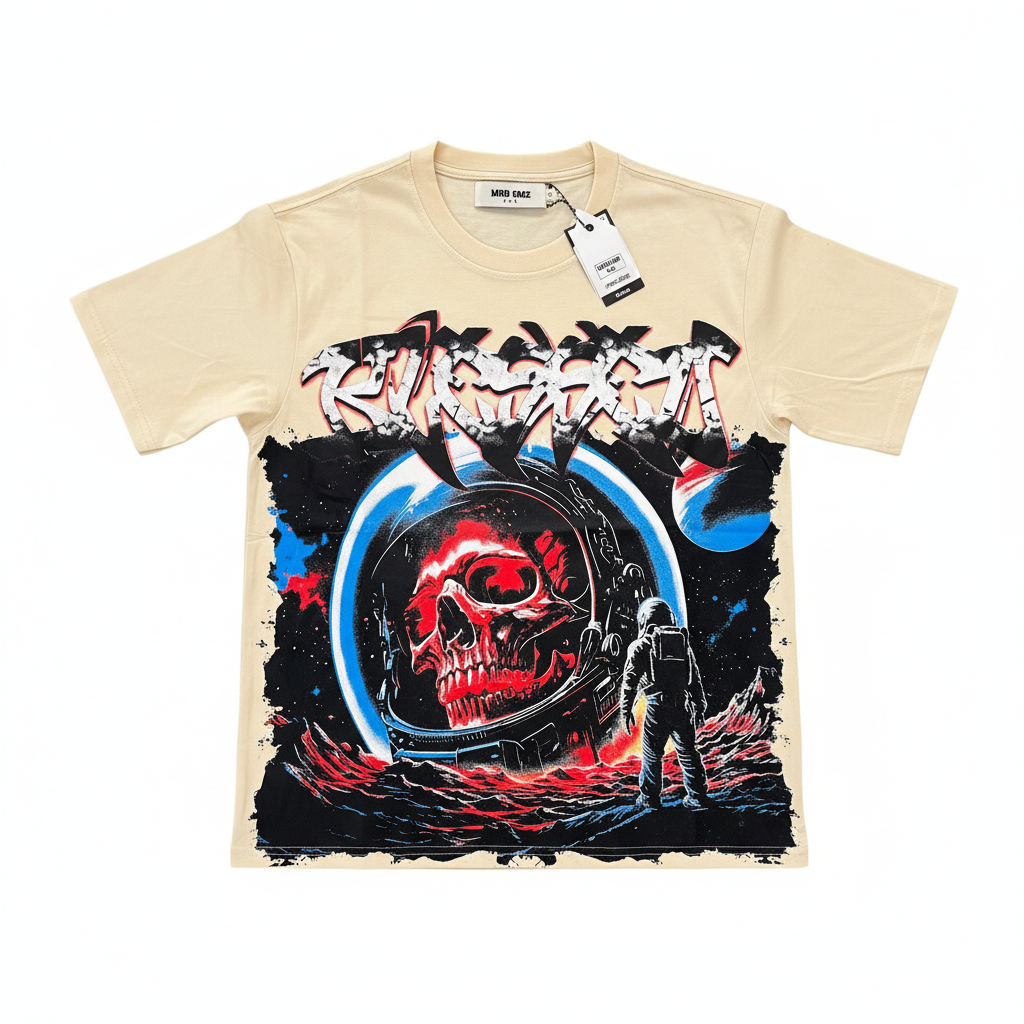 Astronaut Skull Graphic Tee