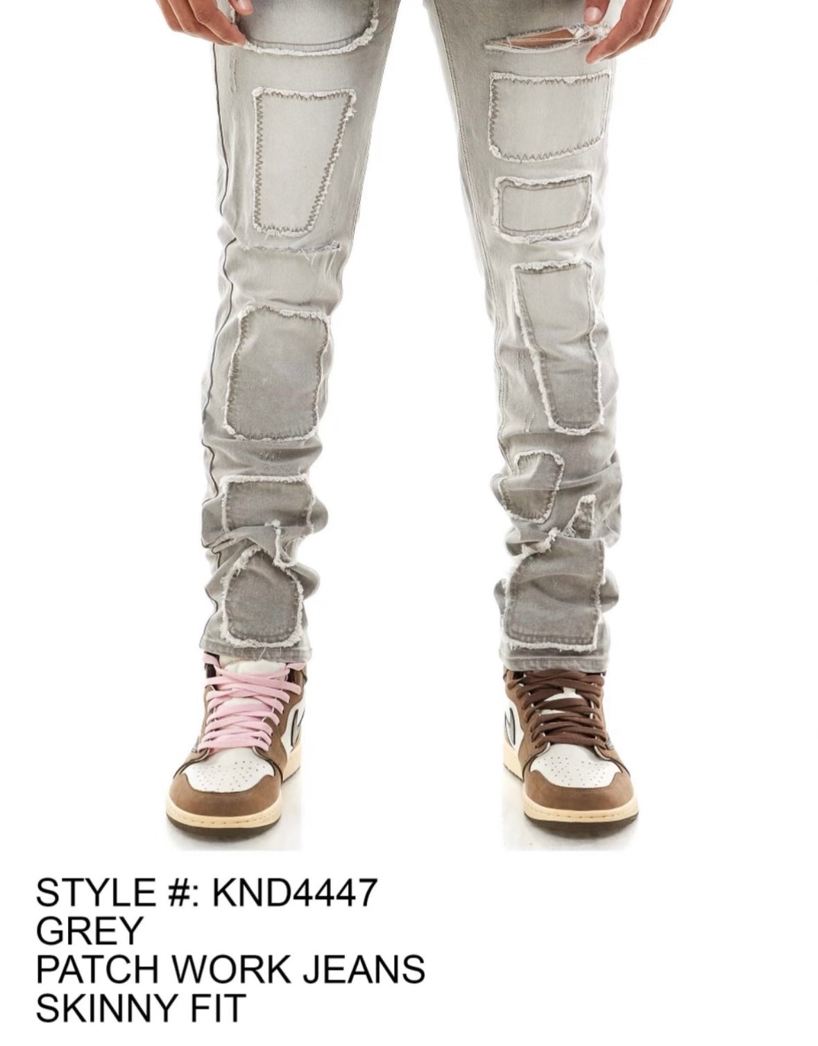 KDNK - KND4447 Grey Jean
