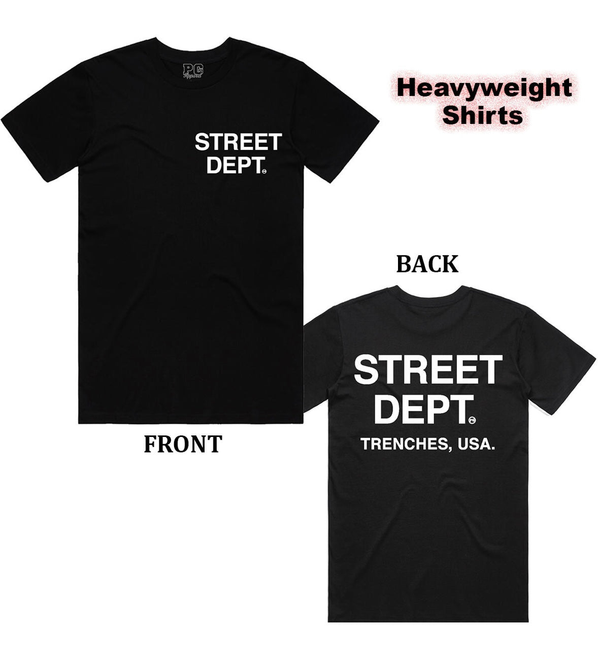 Street Dept Black White Shirt