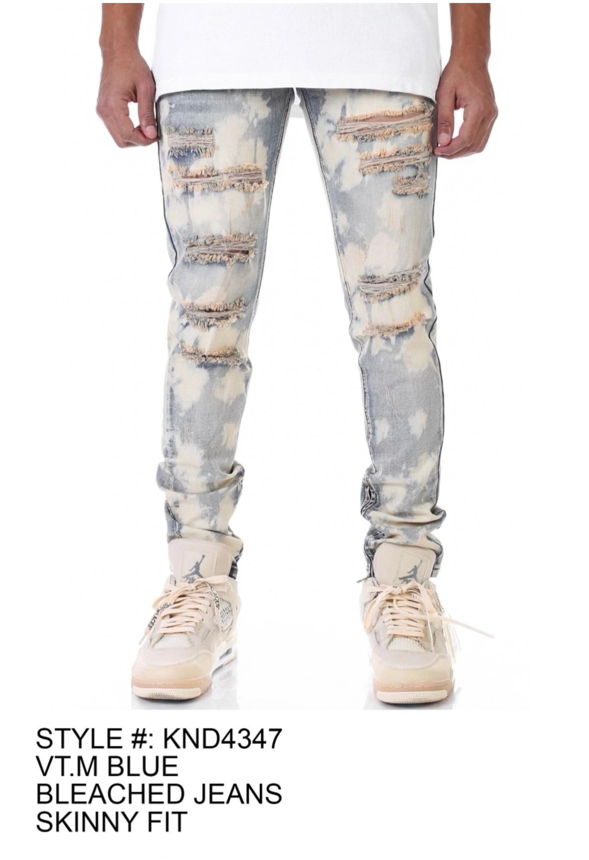 KDNK - KND4347 Bleached Jean