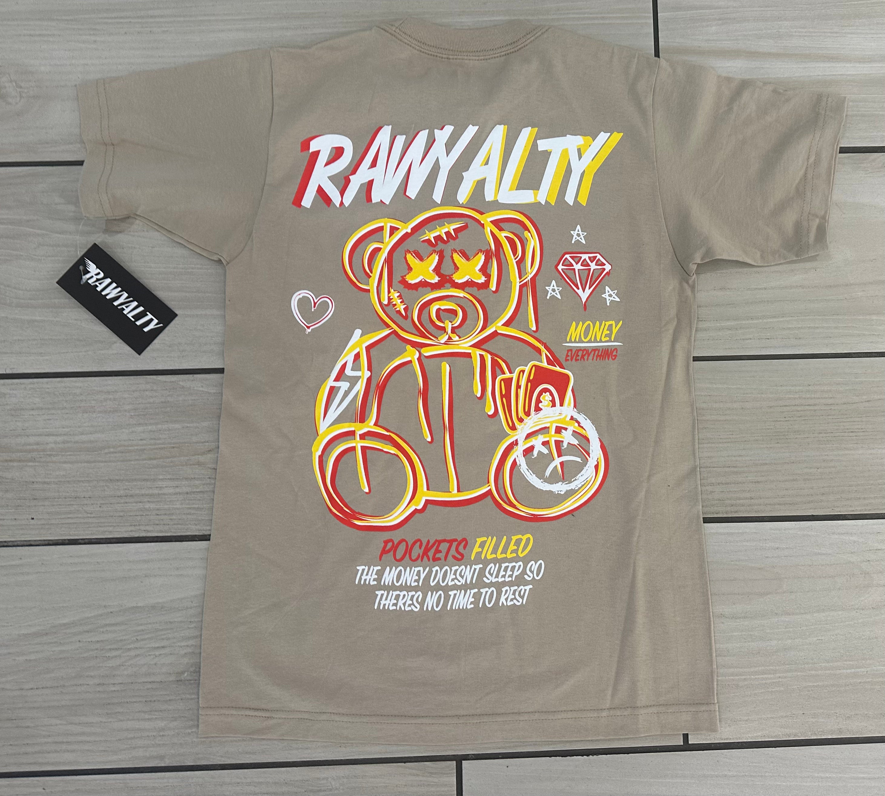 Rawalty - Khaki Bear Tee