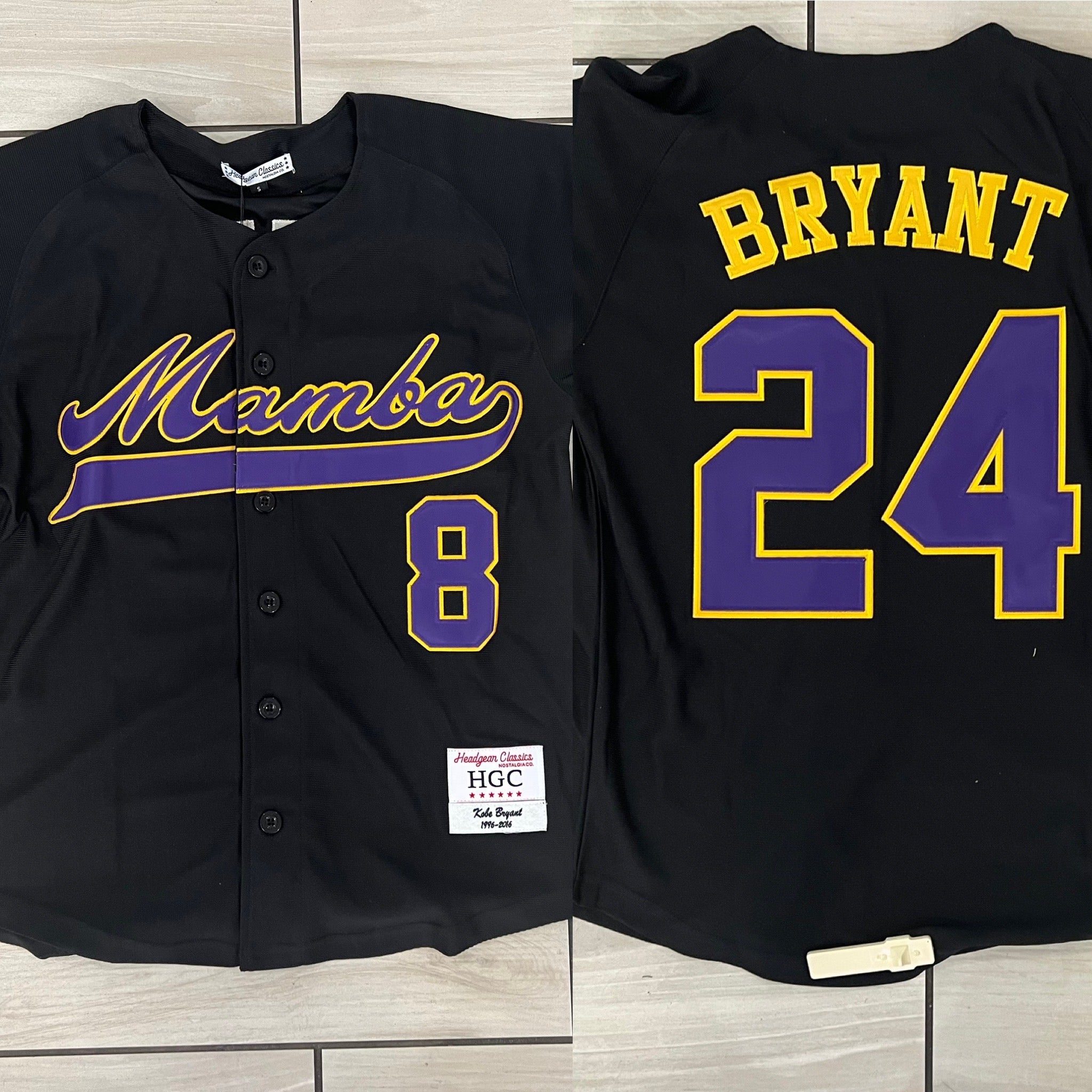 Headgear Classics - mamba Kobe Bryant jersey