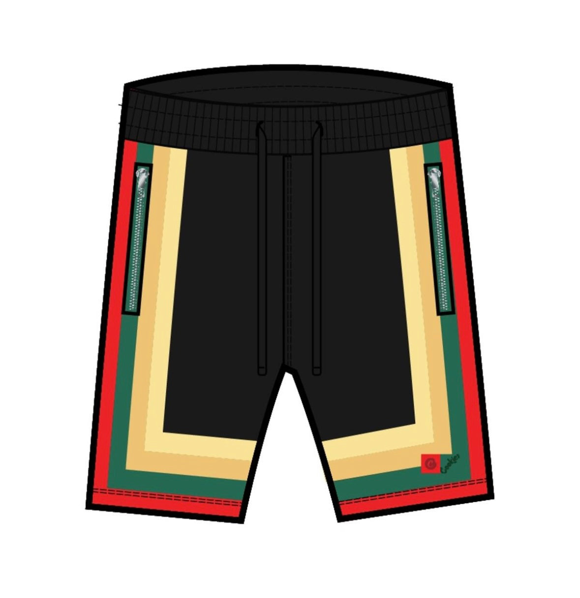 Cookies - Short Jamaica Montego Bay Black Short