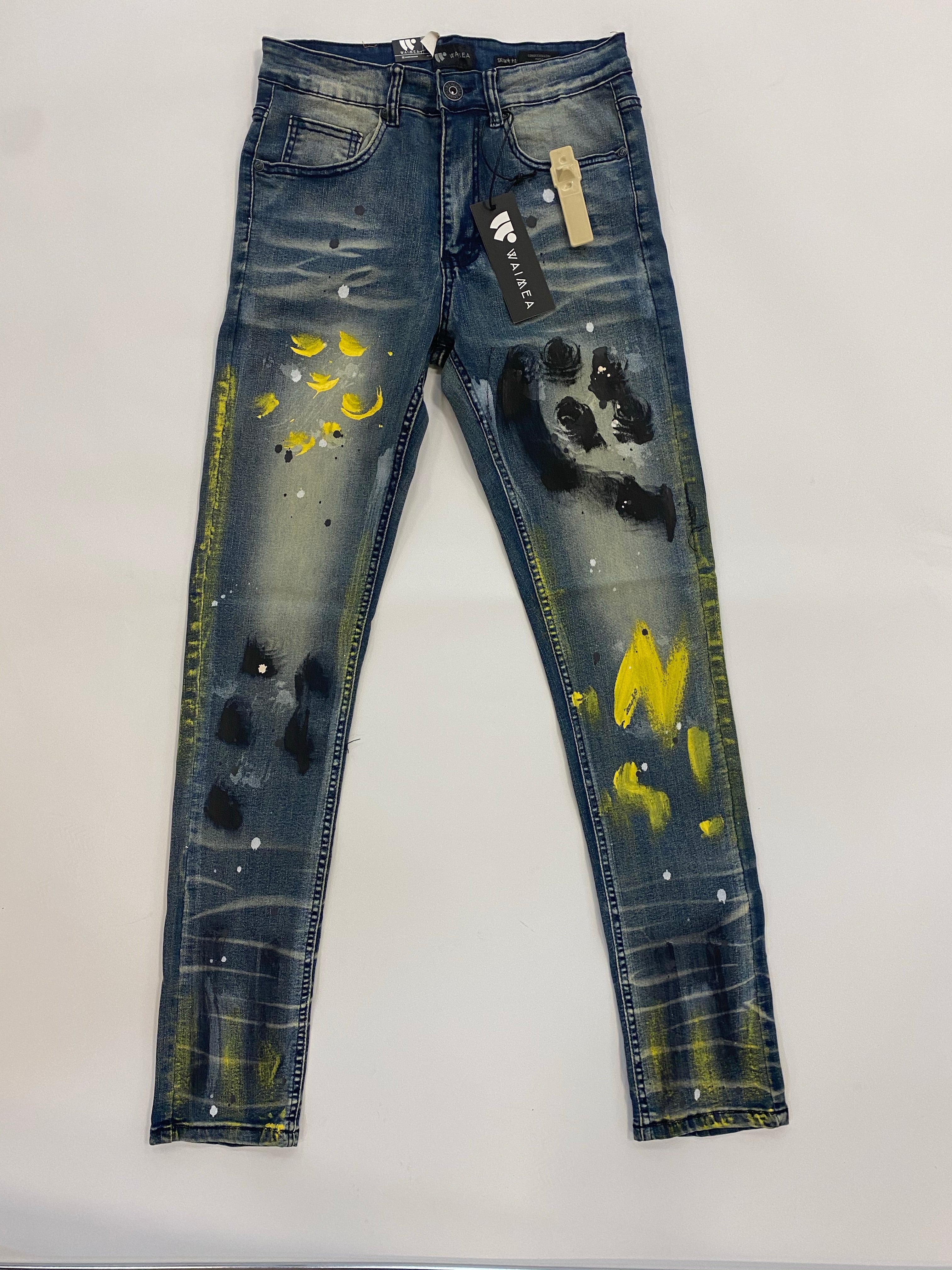 Waimen - Paint Splatter Jean