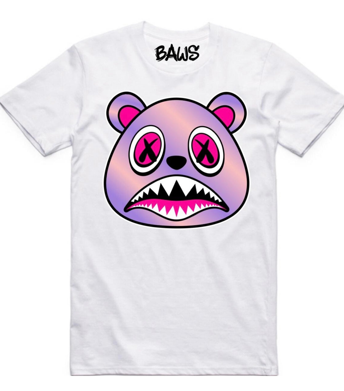 Baws - Zen White Purple Tee