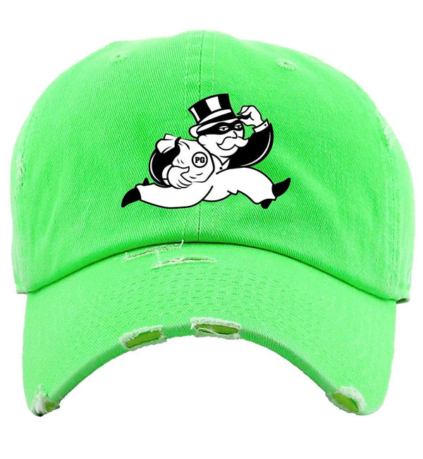 Planet Of Grapes - Bandit Hat Lime Green