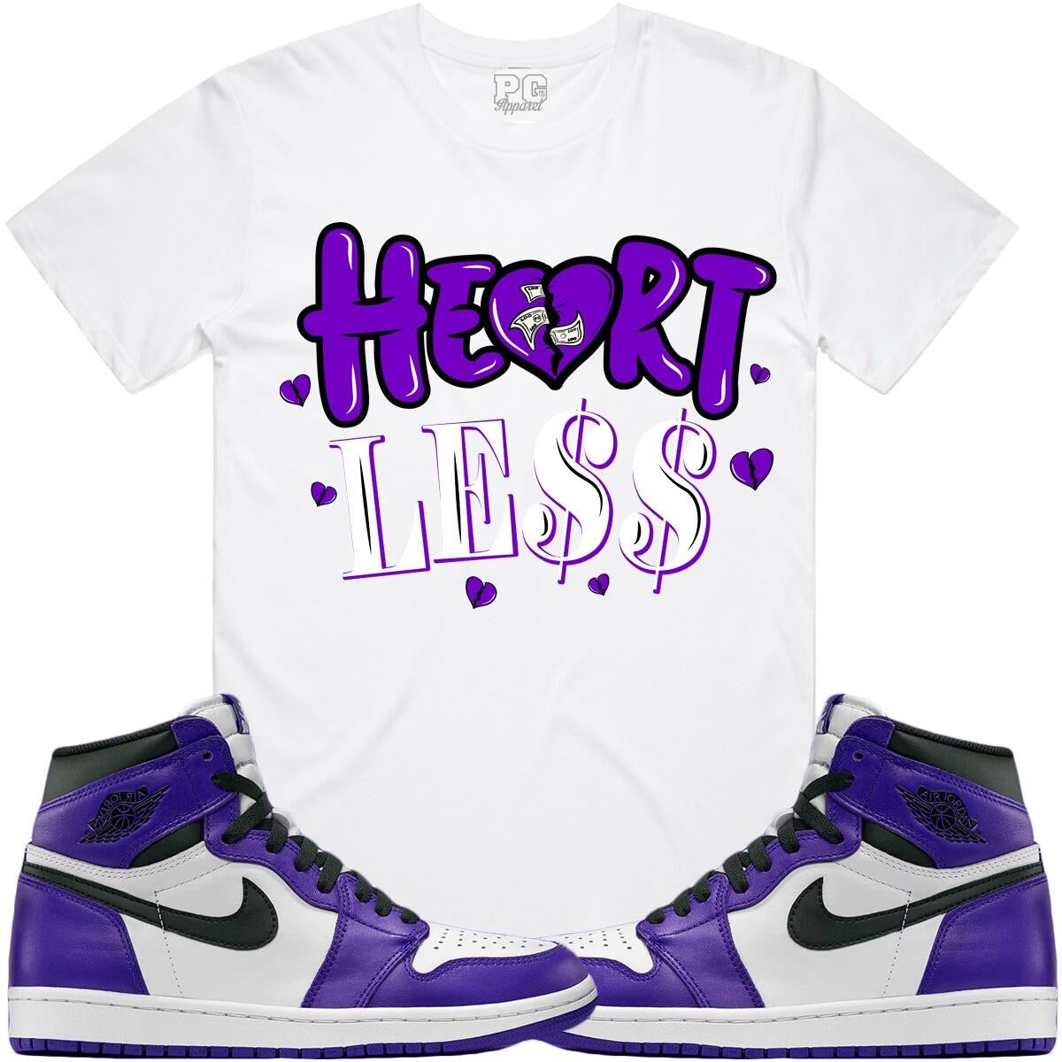 Planet Of The Grapes - Heart Less White / Purple