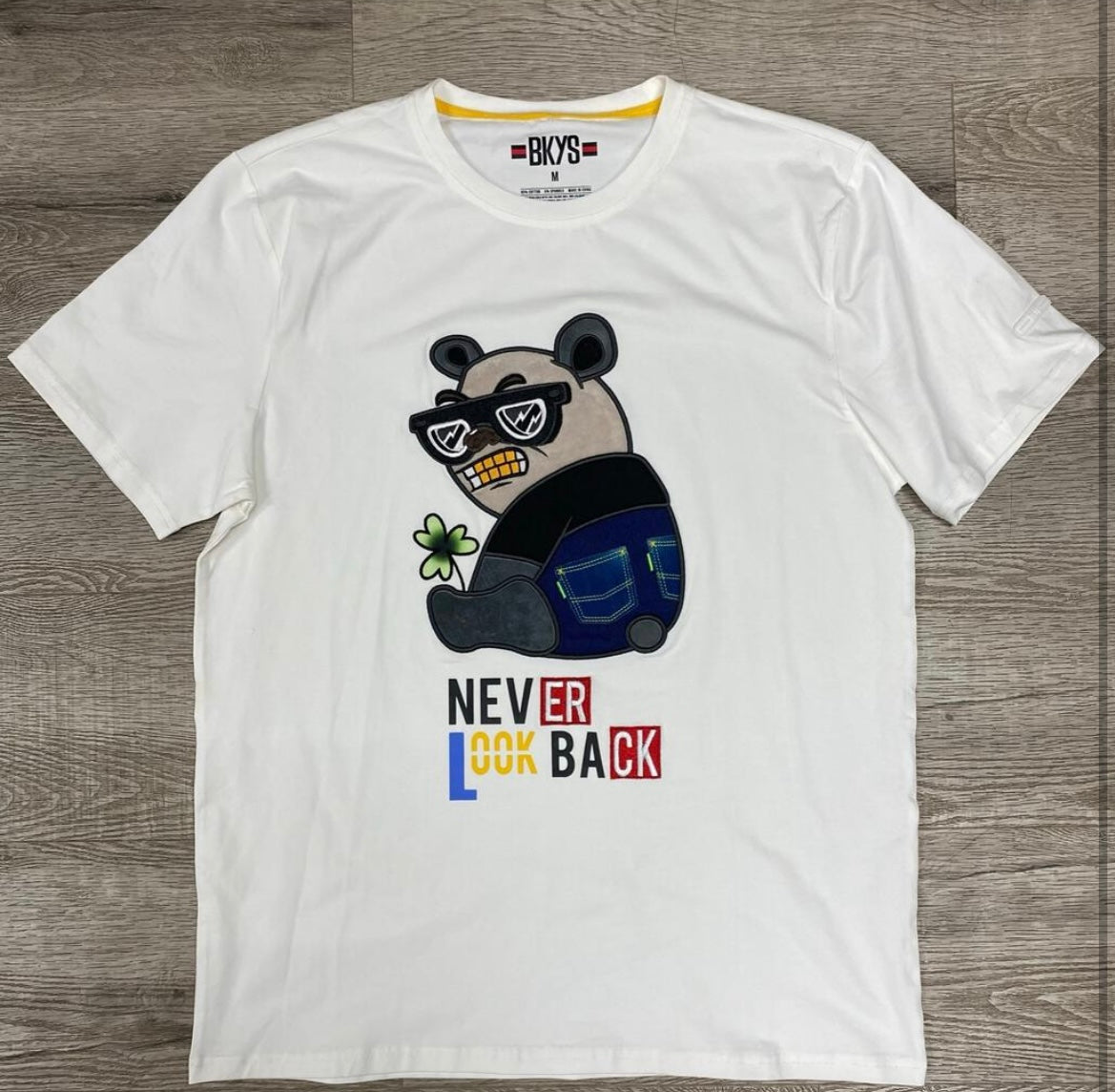 Black Keys - Never Look Back White Tee