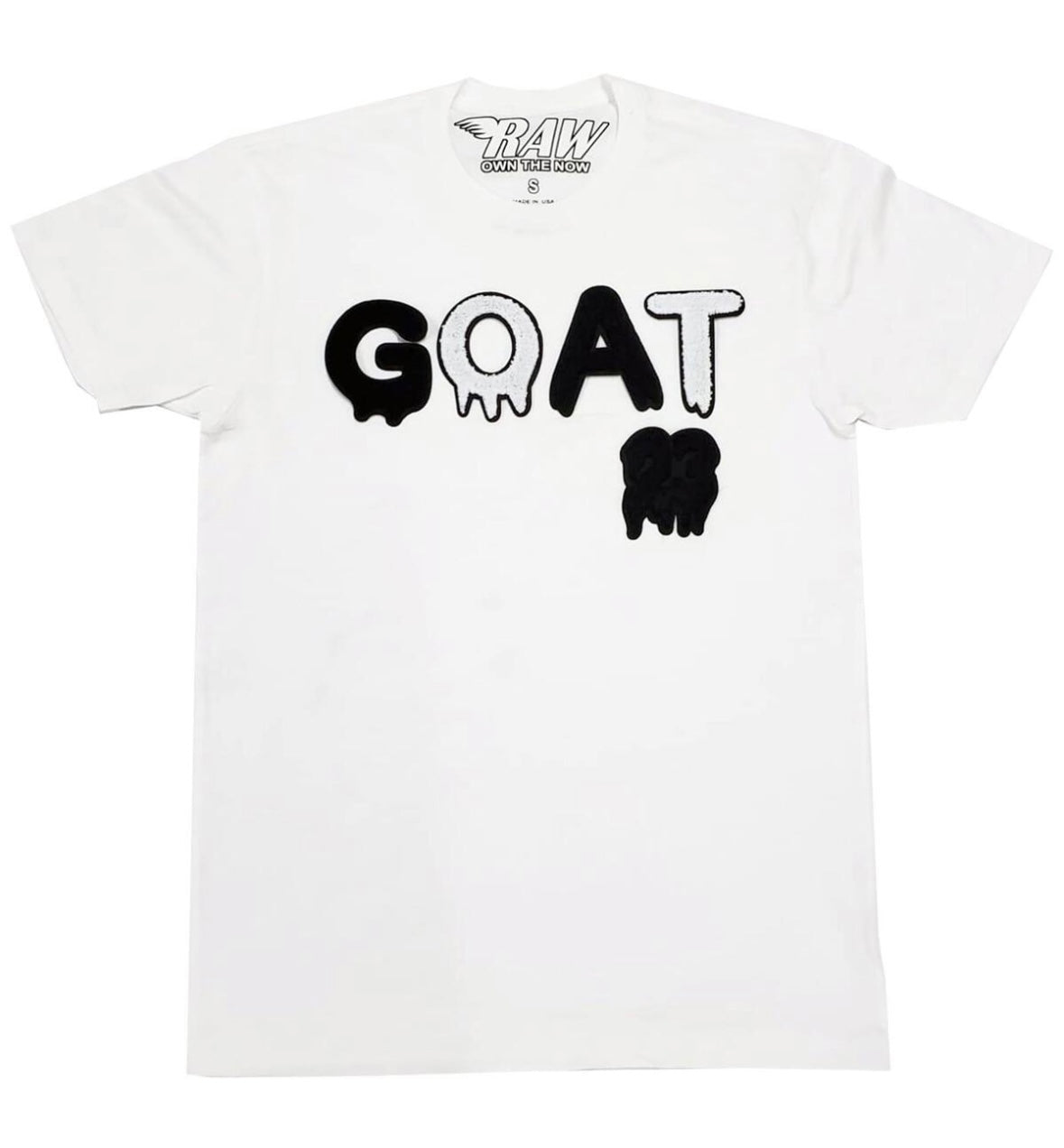 Rawalty - GOAT White / Black Tee