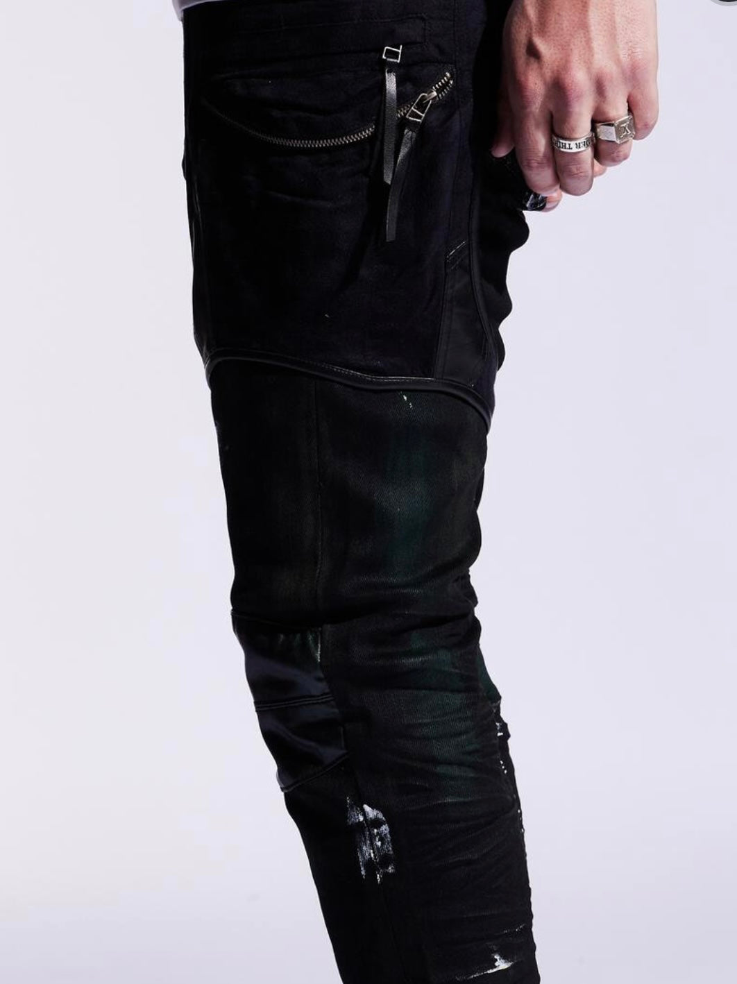 Embellish - TACTICAL DENIM - BLACK (EMBF121-118) Black Jeans