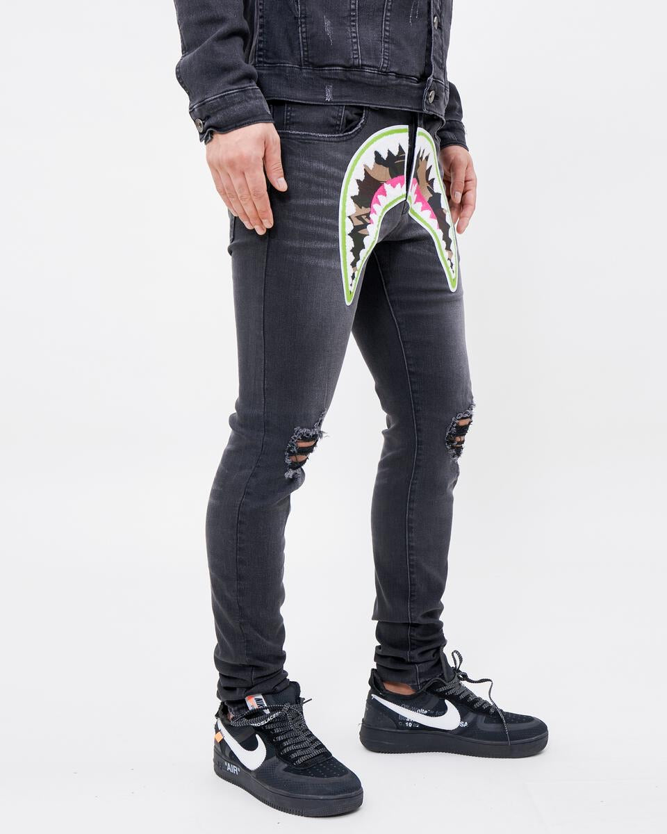 Eternity - Light Black Wash SHARKMOUTH Jean