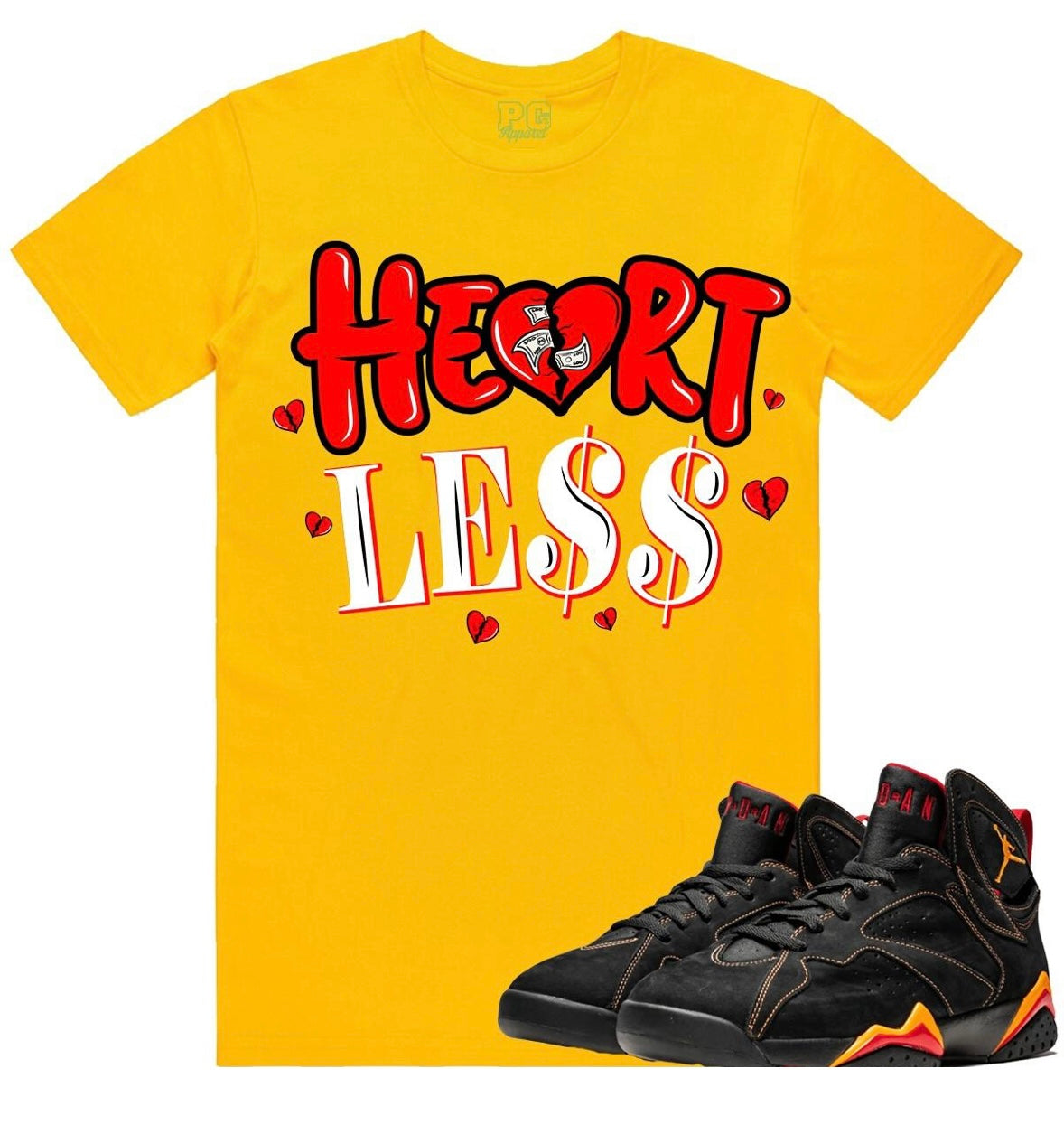 Planet of the grapes 1 Heartless Gold / Red Tee