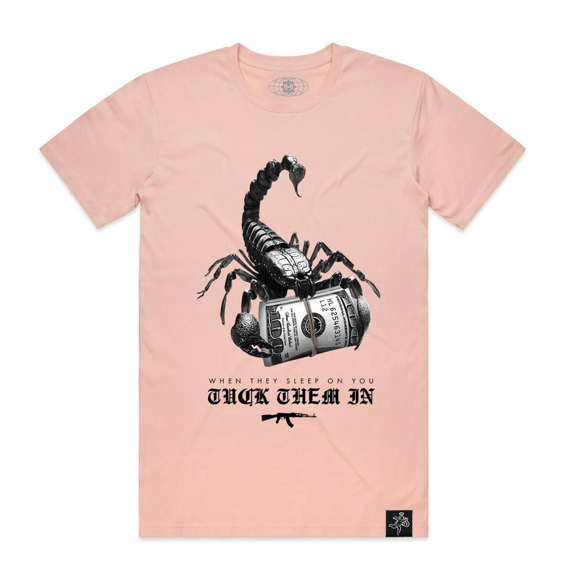 Hasta - Scorpion Pale Pink Tee