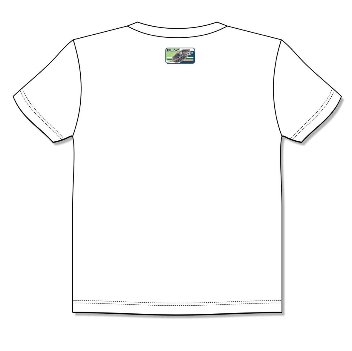 Blac Leaf - Live With Purpose White Tee