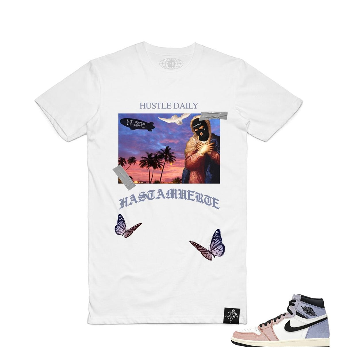 Hasta - The World Is Yours White Tee