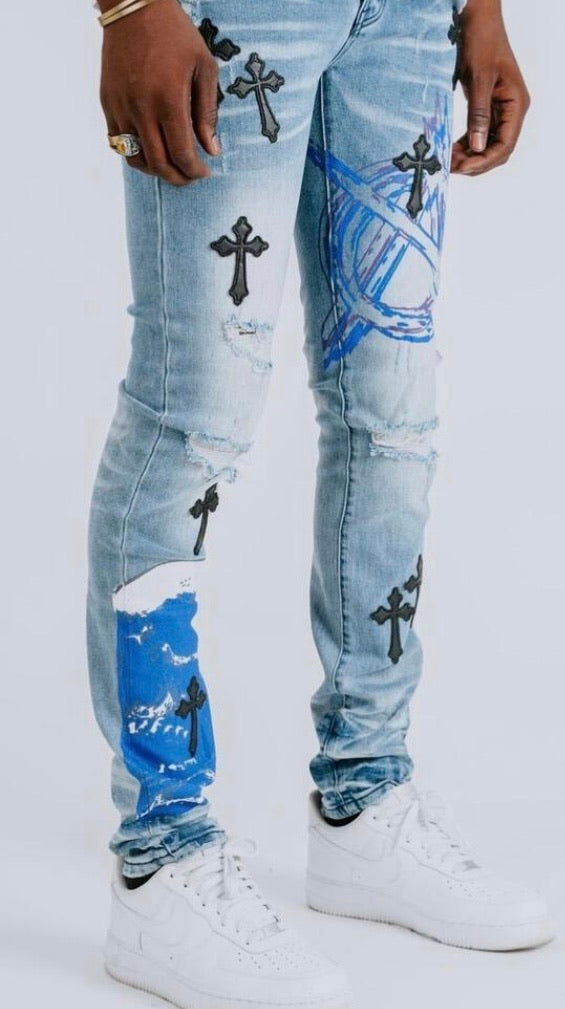 GFTD - ENZO Light Blue Jean