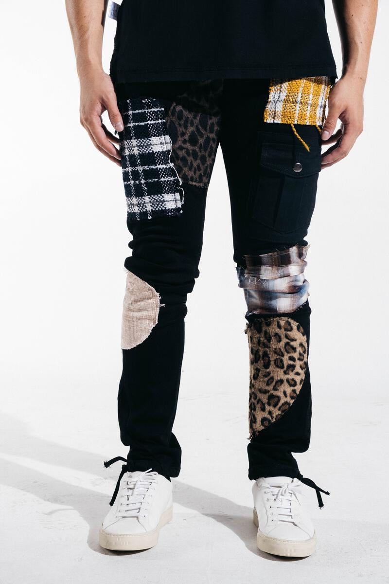 Embellish - TREY CARGO DENIM - BLACK