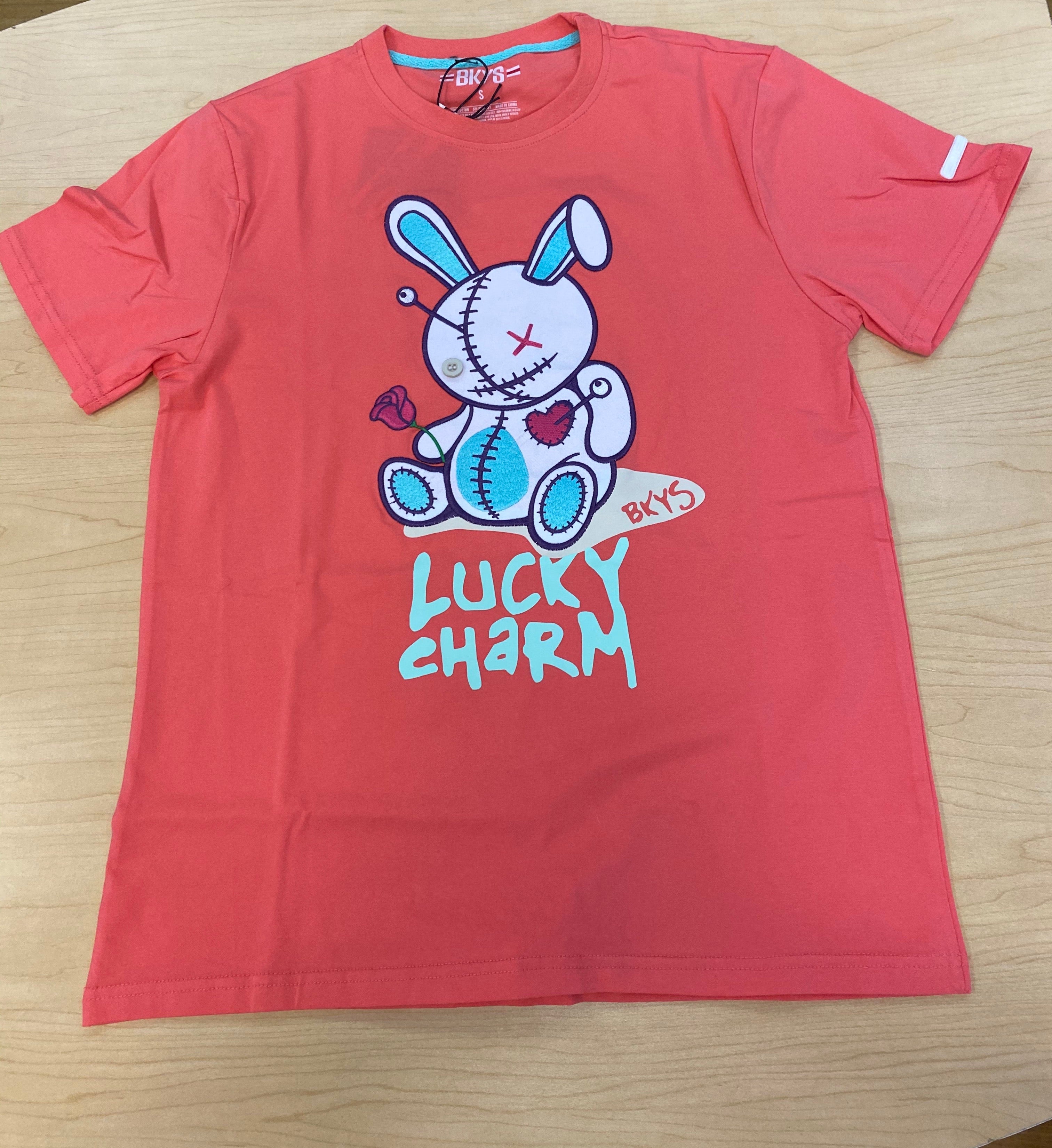 Black Keys - Lucky Charm Pink White Sky Blue Tee