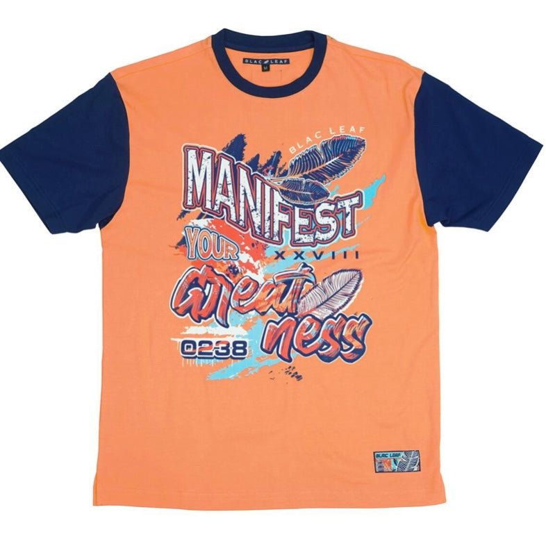 Blac Leaf - MANIFEST YOUR GREATNESS TEE (BLMYG-105)