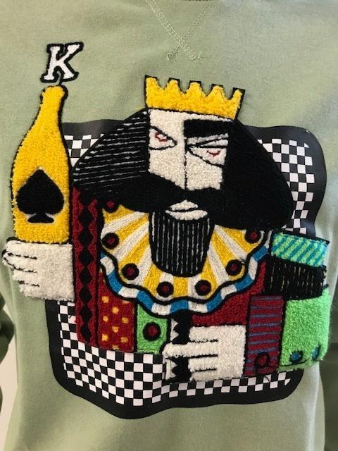 Black Keys - Ace Of Kings Green Sweater