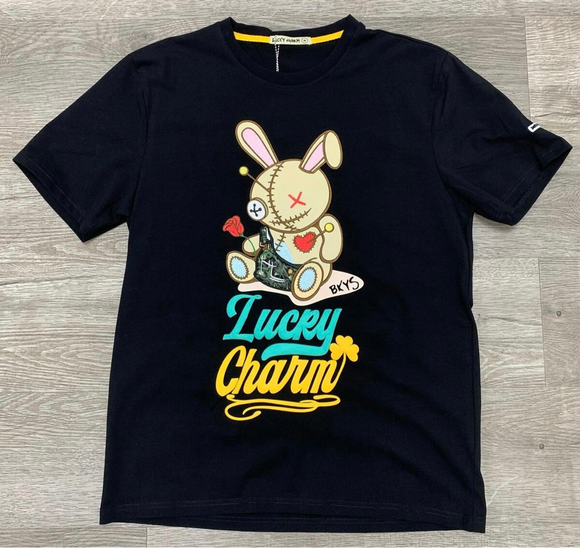 Black Keys - Lucky Charm Black / Tan / Green Tee