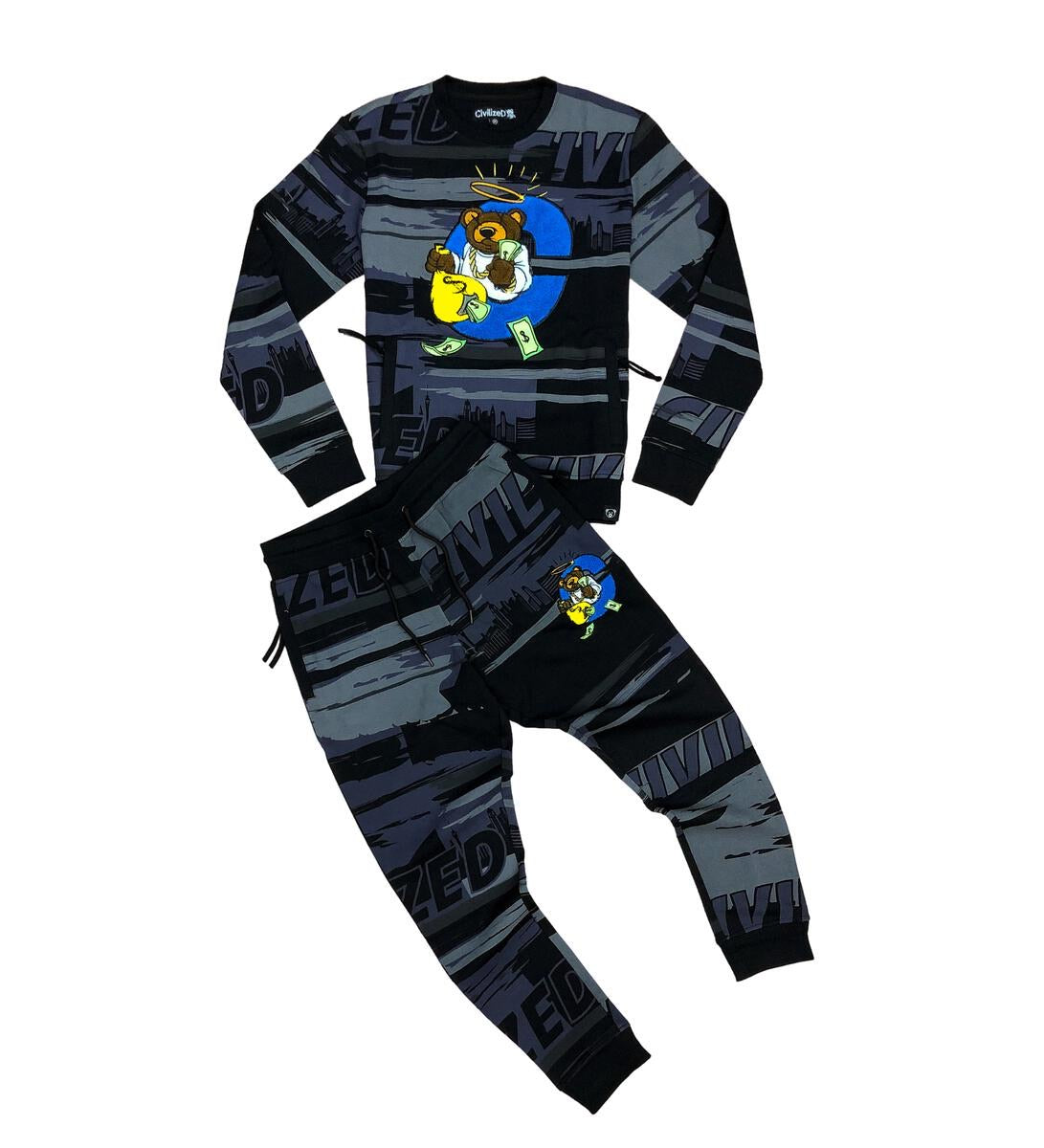 Civilized - Bear / Money Bag Set