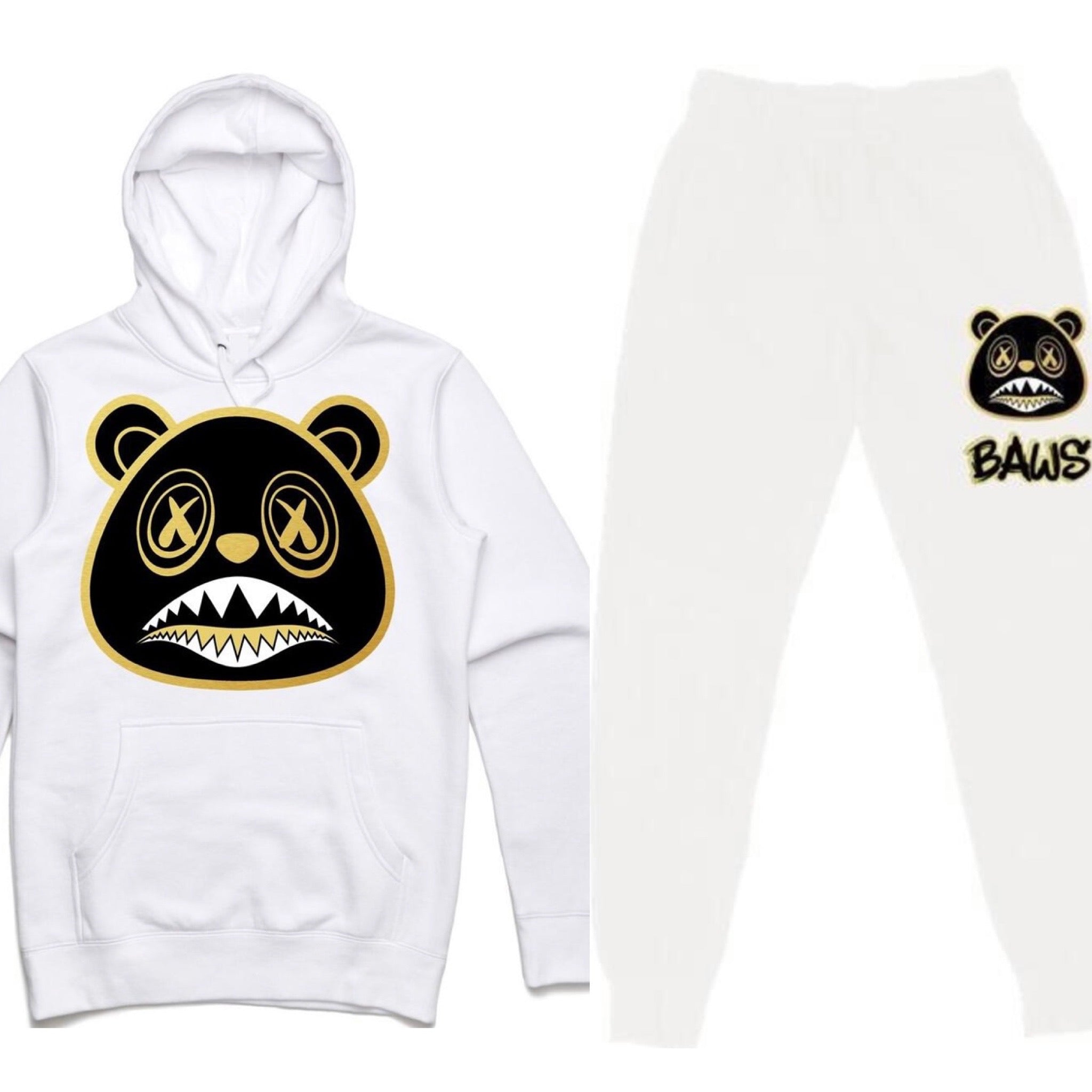Baws - Blackout White Gold Jogging Set