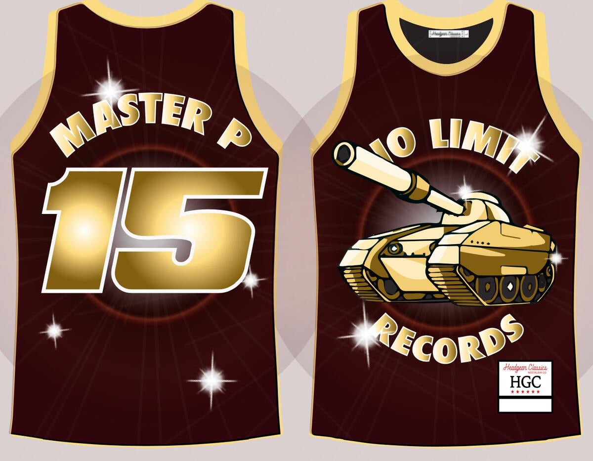Headgear Classics - NO LIMIT RECORDS MASTER P BASKETBALL JERSEY (HGC076-BBJ-20)