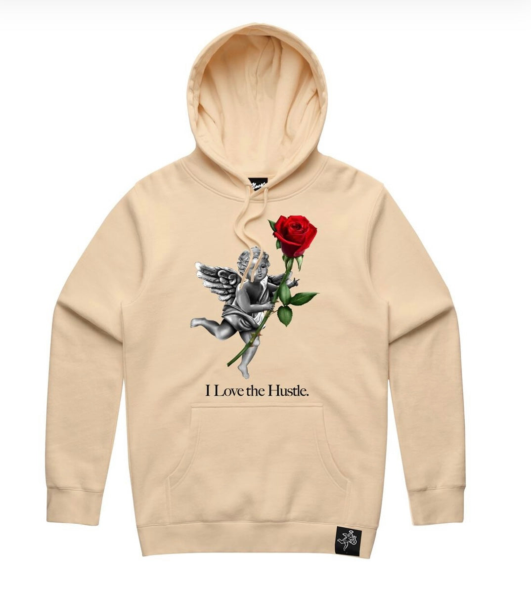 Hasta - Hoody Khaki Tan I Love To Hustle